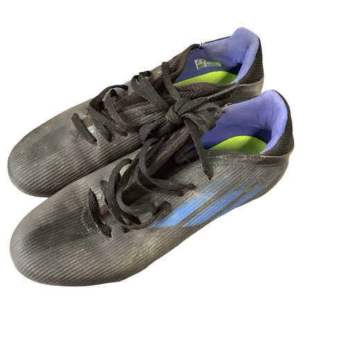 Vist Large View of Product Image Which is Used Adidas Soccer Cleats Black Junior 05.5