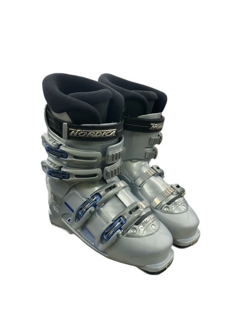 Vist Large View of Product Image Which is Used Nordica BXR Womens DH Ski Boot Grey 265 MP - M08.5 - W09.5