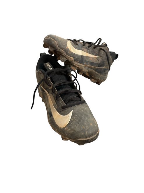 Vist Large View of Product Image Which is Used Nike ALPHA BB/SB Cleats Black Junior 05.5