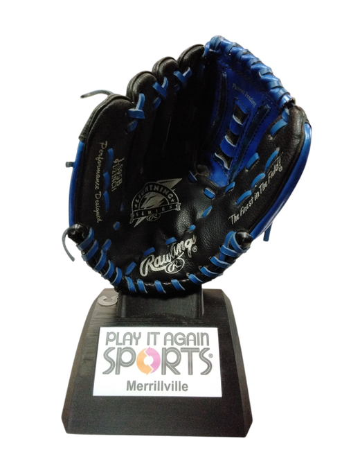 Vist Large View of Product Image Which is Used Rawlings LS95B BB/SB Glove T-ball Royal Blue 9 1/2"