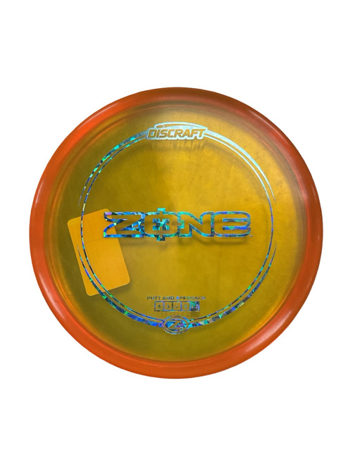 Vist Large View of Product Image Which is Used Discraft Z ZONE Disc Golf Putter Orange 174g