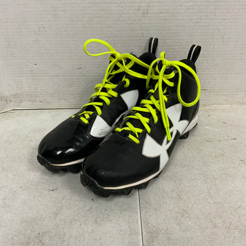 Vist Large View of Product Image Which is Used Under Armour Adult FB Cleats Black Senior 11