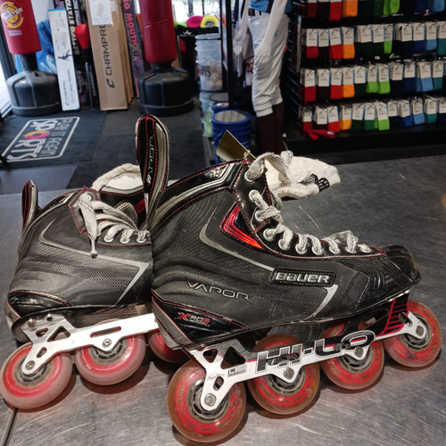 Vist Large View of Product Image Which is Used Bauer VAPOR Senior Aggressive Skates Black Senior 10.5