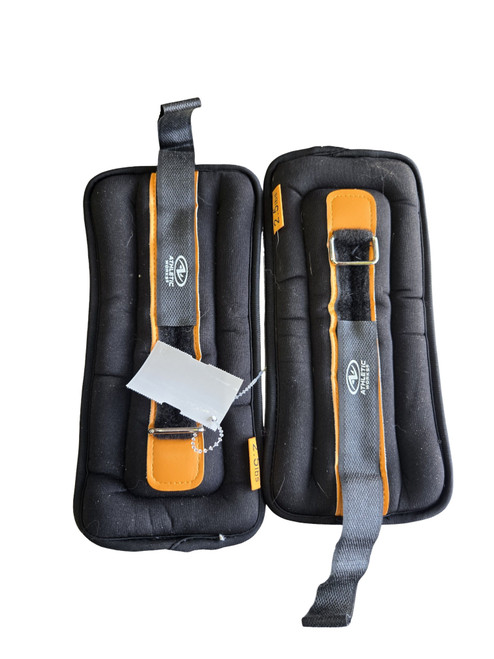 Vist Large View of Product Image Which is Used Athletic Works 2.5 LB PAIR EACH Ankle Weights Black 5 lb