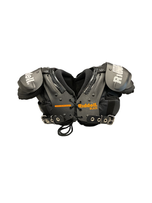 Vist Large View of Product Image Which is Used Riddell BLAZE XS 10-11 FB Shoulder Pads Black XS