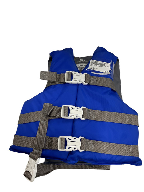 Vist Large View of Product Image Which is Used Stearns Child PFD Royal Blue SM