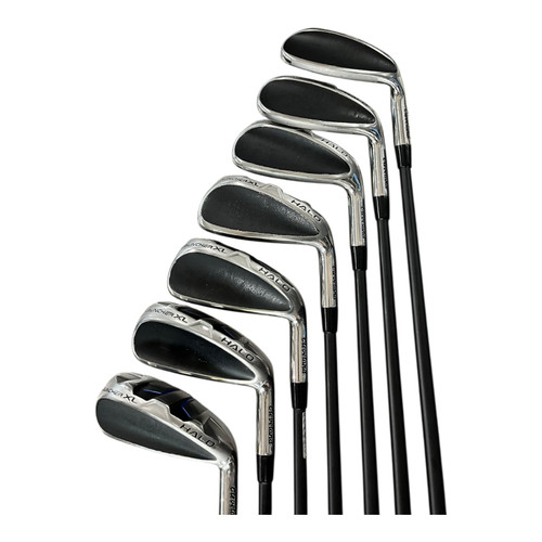 Vist Large View of Product Image Which is Used Cleveland LAUCHER XL HALO Mens Iron Set RH 5I-GW/AW