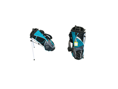 Vist Large View of Product Image Which is Used Wilson PROFILE Jr Stand Bag Teal