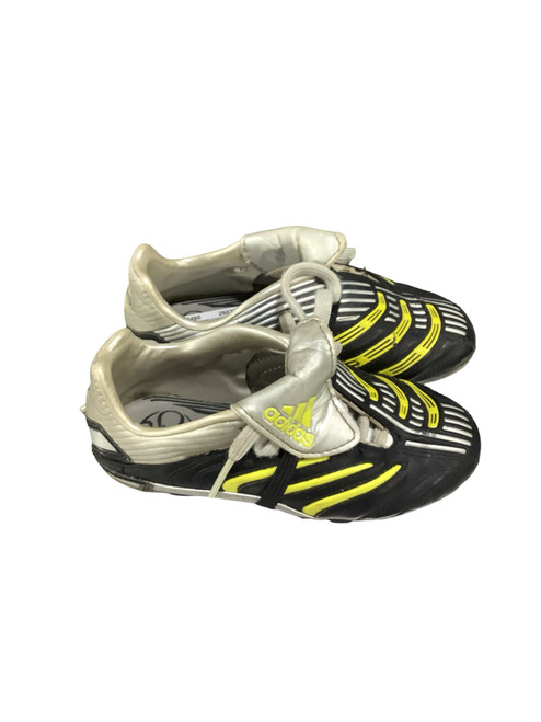Vist Large View of Product Image Which is Used Adidas Soccer Cleats Black Youth 10.5