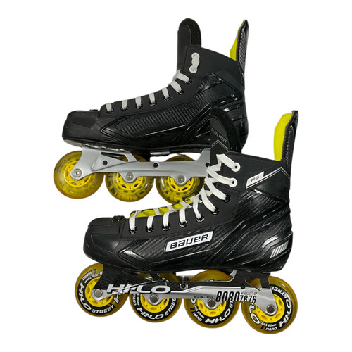 Vist Large View of Product Image Which is Used Bauer RS Roller Hockey Skates Black Senior 9
