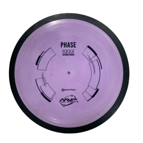 Vist Large View of Product Image Which is Used MVP PHASE Disc Golf Driver Purple