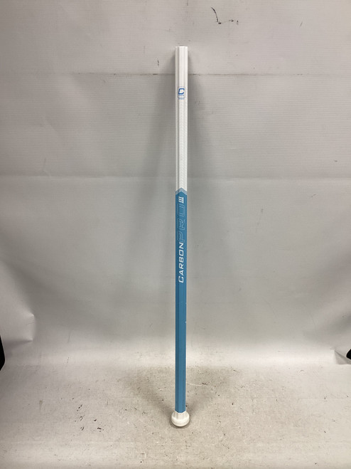 Vist Large View of Product Image Which is Used East Coast Dyes CARBON PRO 3 SPEED Mens Atk/Mid LAX Shaft White And Carolina Blue