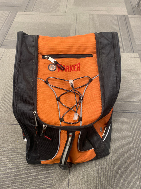 Vist Large View of Product Image Which is Used Marker Ski Boot Bag Black And Orange