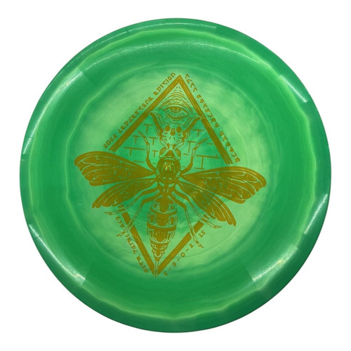 Vist Large View of Product Image Which is Used Discraft ESP WASP Disc Golf Mid Range Green 177g