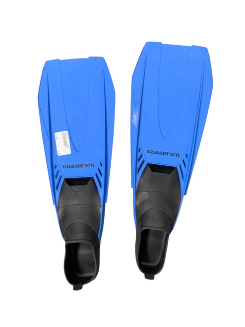 Vist Large View of Product Image Which is Used US Divers Underwater Fins Royal Blue MD