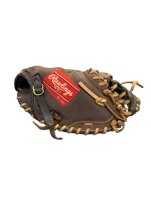 Vist Large View of Product Image Which is Used Rawlings PLAYER PREFERRED 31.5 CATCHERS MITT BRWN BB/SB Catchers RH Throw Brown 31 1/2"