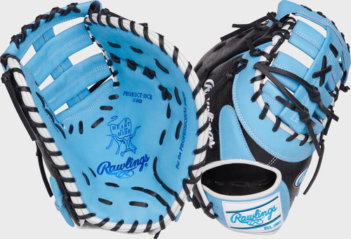 Vist Large View of Product Image Which is Rawlings NEW HOH PRORDCT-10CBP BB/SB First Base RH Throw Royal Blue 13"