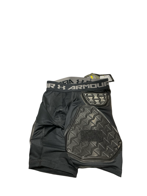 Vist Large View of Product Image Which is Used Under Armour Youth FB Pants Grey MD