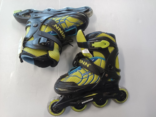 Vist Large View of Product Image Which is Used Schwinn SIZE 1-4 Junior Rec Fitness Skates Royal Blue Adjustable