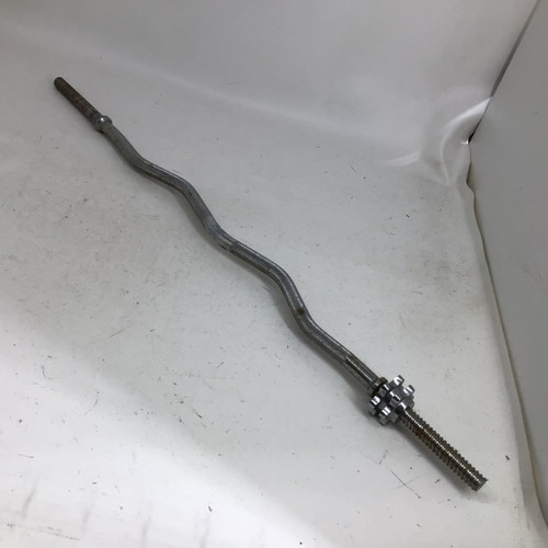 Vist Large View of Product Image Which is Used 1 IN STANDARD SPIN LOCK EZ CURL BAR Curl Bar 48"