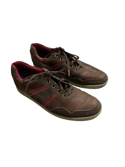 Vist Large View of Product Image Which is Used Foot Joy Mens Golf Shoes Brown Senior 11
