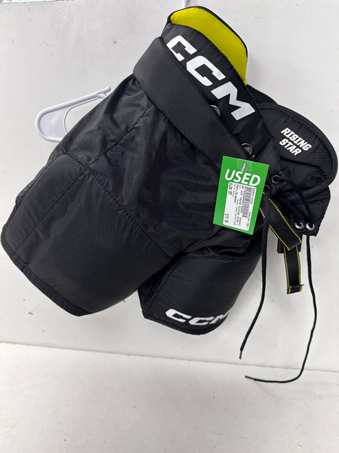 Vist Large View of Product Image Which is Used CCM TACKS RISING STAR Youth Pant Black SM