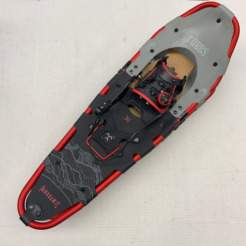 Vist Large View of Product Image Which is Used Tubbs PANORAMIC Snowshoes Mens Red 30"