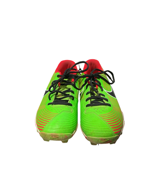 Vist Large View of Product Image Which is Used Nike NIKE WATERMELON CLEATS BB/SB Cleats Neon Green Senior 8.5