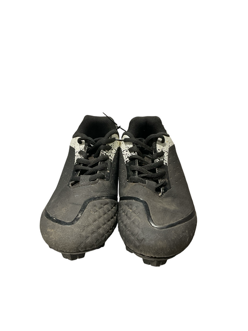 Vist Large View of Product Image Which is Used Athletic Works BLK/WHT CLEATS BB/SB Cleats Black And White Junior 03