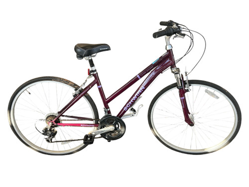 Vist Large View of Product Image Which is Used Schwinn THIRD AVENUE Hybrid/City Bike Womens Purple 53-55cm - MD Frame