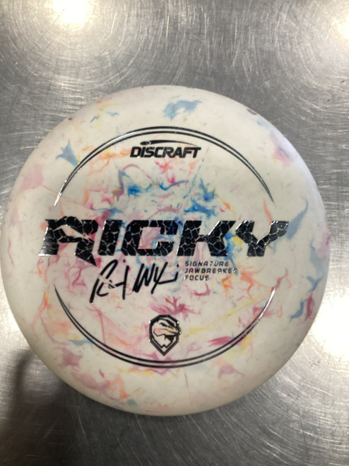 Vist Large View of Product Image Which is Used Discraft RICKY FOCUS Disc Golf Putter White