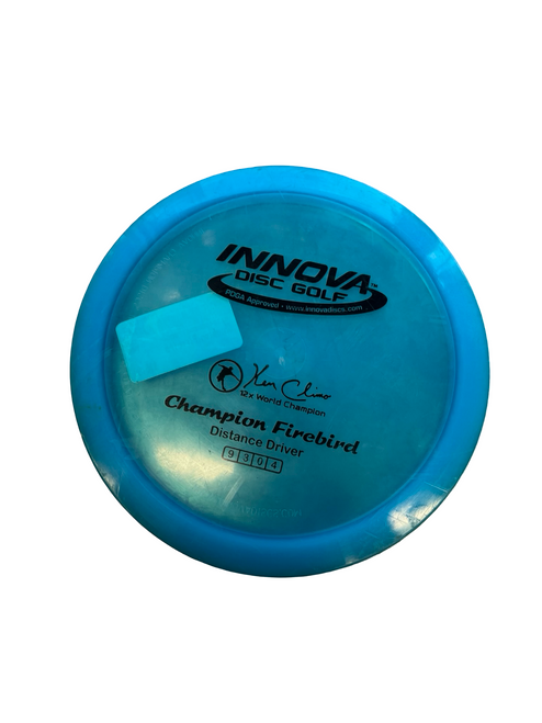 Vist Large View of Product Image Which is Used Innova CHAMPION FIREBIRD Disc Golf Driver Royal Blue