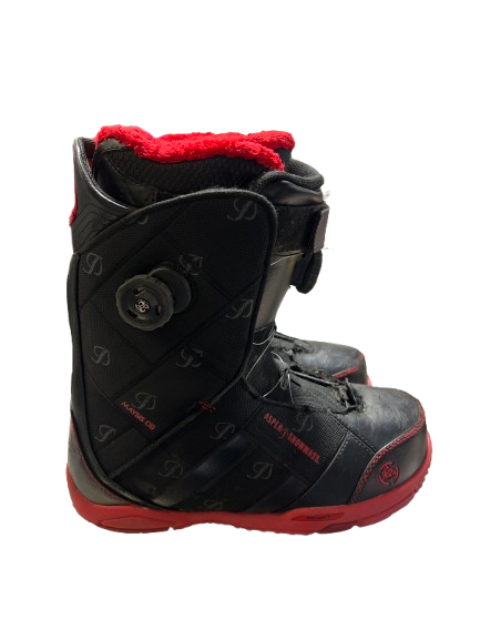 Vist Large View of Product Image Which is Used ASPEN K2 MAYSIS DB BOOTS SZ 11.5 Mens Snowboard Boots Black And Red Senior 11.5