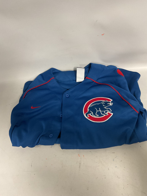 Vist Large View of Product Image Which is Used Nike YOUTH CUBS JERSEY BB/SB Jersey Royal Blue LG