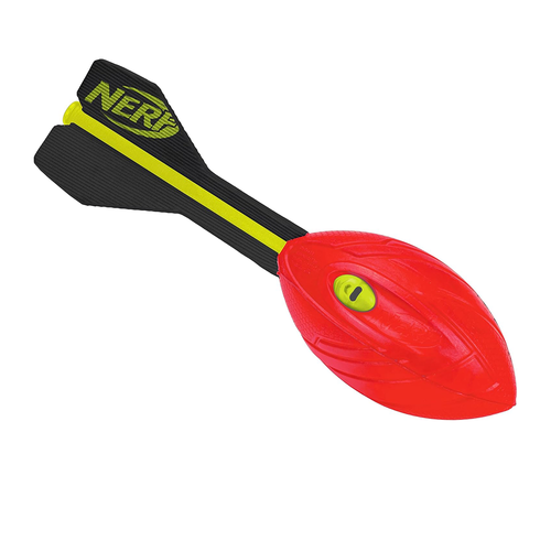 Vist Large View of Product Image Which is New Nerf Vortex Aero Howler Foam Football- Red