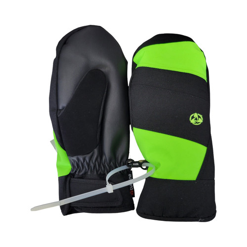 Vist Large View of Product Image Which is Used Turbine MENS MITTEN Outerwear Mens Gloves Neon Green XL