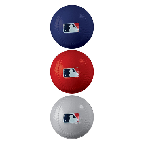 Vist Large View of Product Image Which is New Franklin MLB 70mm Foam Baseballs- 3 Pack