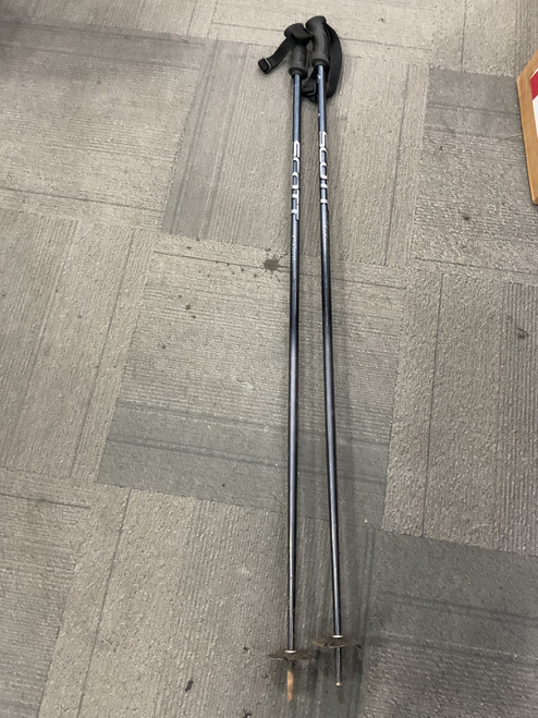 Vist Large View of Product Image Which is Used Scott CLASSIC Boys DH Ski Pole Black 130 cm / 52 in