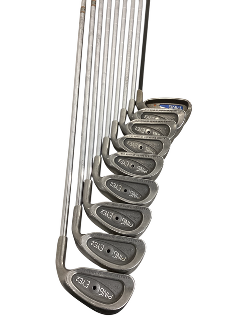 Vist Large View of Product Image Which is Used Ping EYE 2 BLACK DOT Mens Iron Set Right Hand 3 Iron to Gap Wedge