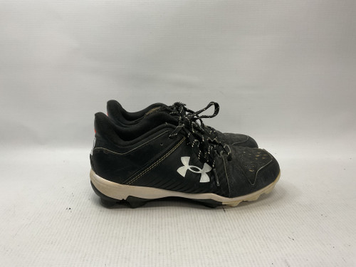 Vist Large View of Product Image Which is Used Under Armour LEADOFF BB/SB Cleats Black Junior 04