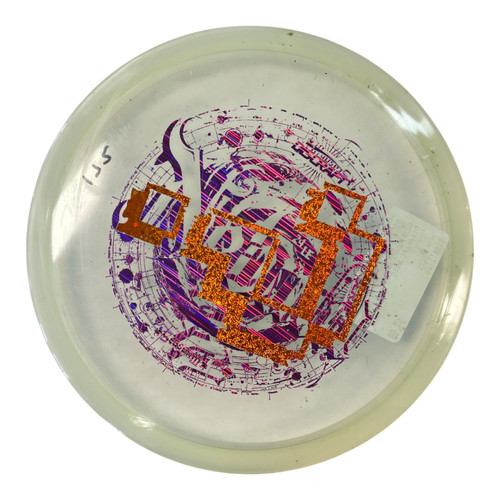 Vist Large View of Product Image Which is Used Discraft BUZZZ Disc Golf Mid Range Clear 172g