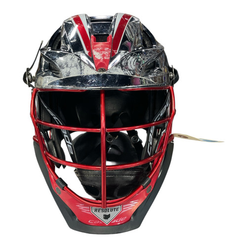 Vist Large View of Product Image Which is Used Cascade S Lacrosse Helmet Silver MD