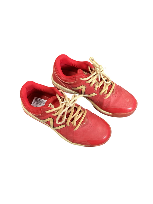 Vist Large View of Product Image Which is Used New Balance 3000 BB/SB Cleats Red Junior 03.5
