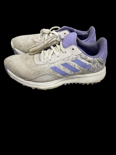 Vist Large View of Product Image Which is Used Adidas Womens Golf Shoes Purple Senior 5
