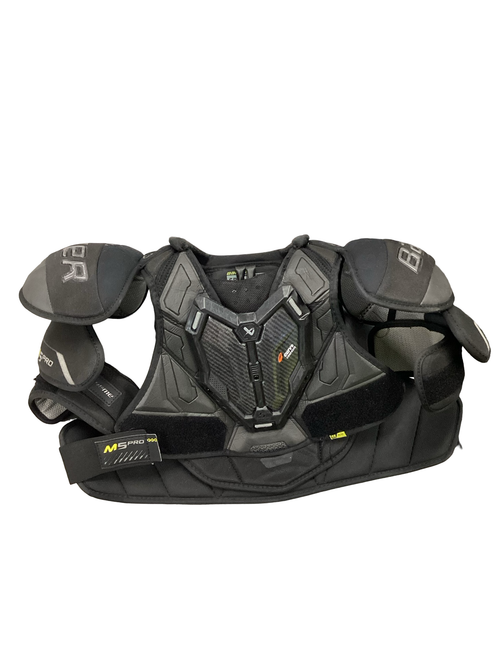 Vist Large View of Product Image Which is Used Bauer M5 PRO Senior Shoulder Pads MD