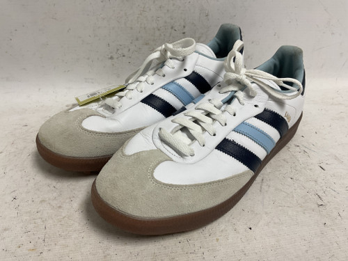 Vist Large View of Product Image Which is Used Adidas Samba JP8650 Mens Golf Shoes White Senior 11.5