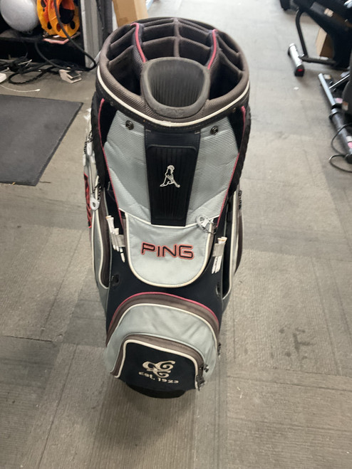 Vist Large View of Product Image Which is Used Ping PIONEER STAND BAG Mens Stand Bag Grey