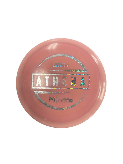 Vist Large View of Product Image Which is Used Discraft ATHENA Disc Golf Driver Pink