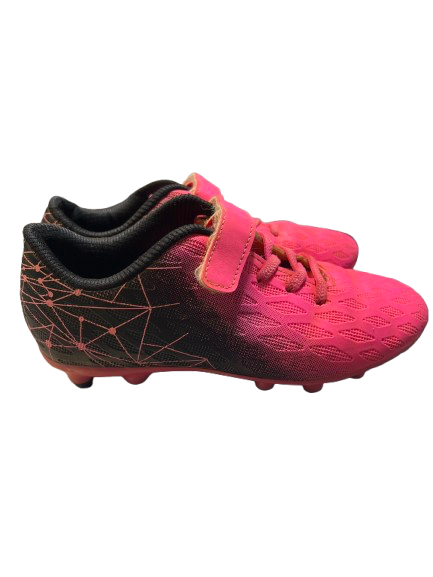 Vist Large View of Product Image Which is Used Soccer Cleats Black And Pink Junior 02