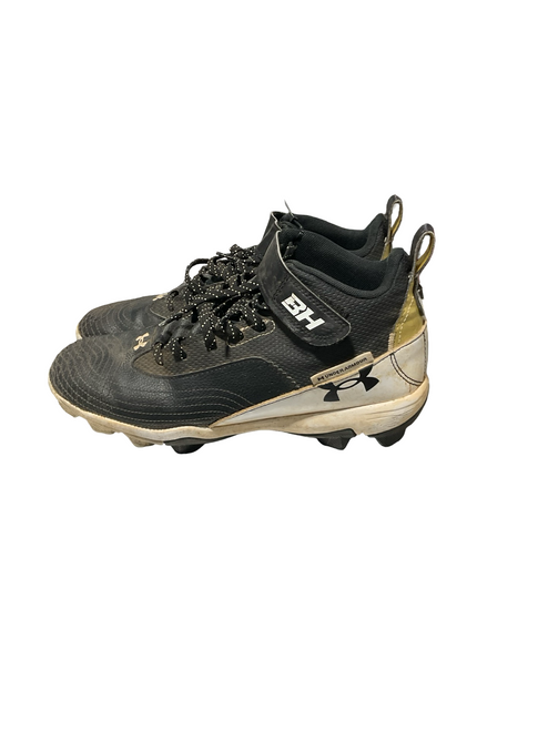 Vist Large View of Product Image Which is Used Under Armour BB BH CLEAT BB/SB Cleats Black Junior 06